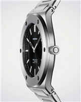 Orologio D1 Milano Groovy Black Ultra Thin 39 mm in Acciaio D1-UCBU01 - D1-UCBU01